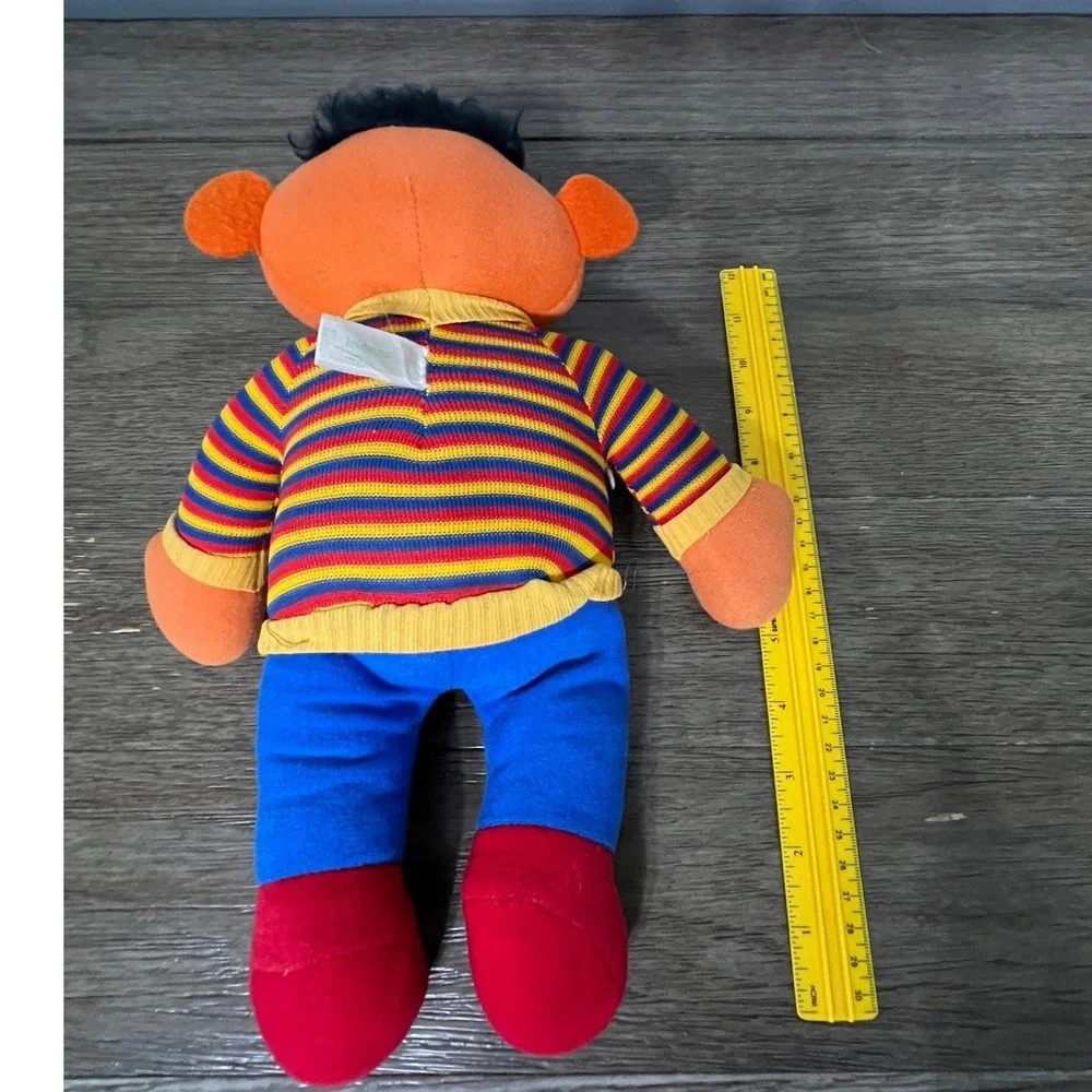 Vintage Sesame Street Ernie Plush Stuffed Animal Toy Knickerbocker 18